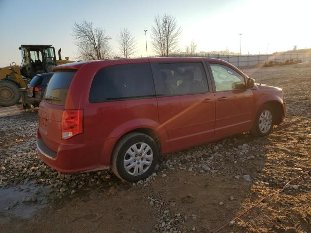 2C4RDGBG3ER366871 - 2014 DODGE GRAND CARA SE RED photo 3