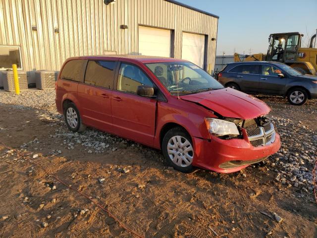 2C4RDGBG3ER366871 - 2014 DODGE GRAND CARA SE RED photo 4