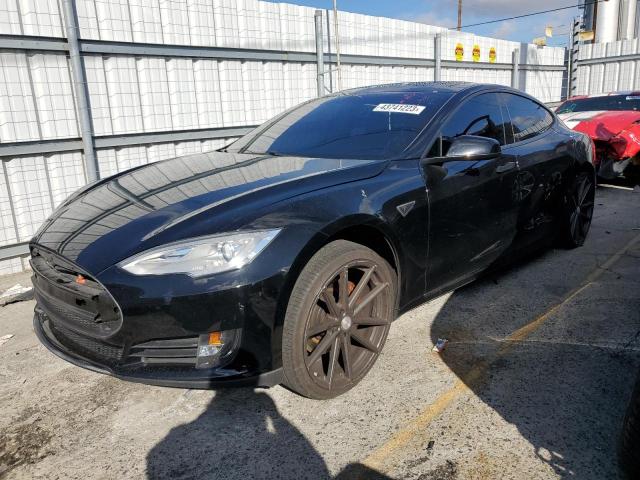 5YJSA1CP3DFP16936 - 2013 TESLA MODEL S Սև լուսանկար 1