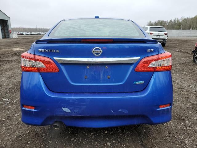 3N1AB7AP1EL650830 - 2014 NISSAN SENTRA S BLUE photo 6