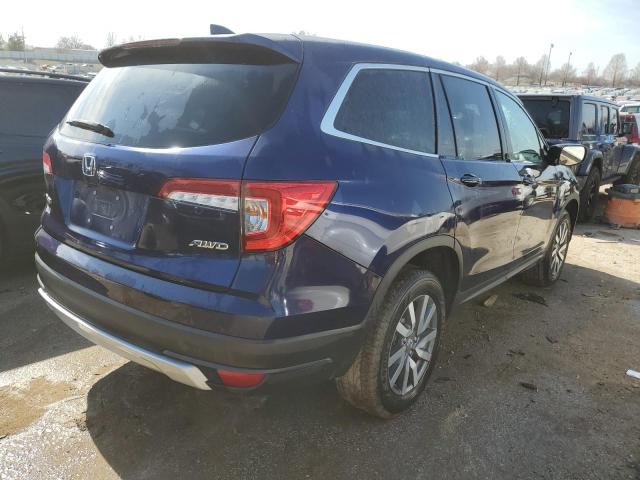 5FNYF6H57LB048055 - 2020 HONDA PILOT EXL BLUE photo 3