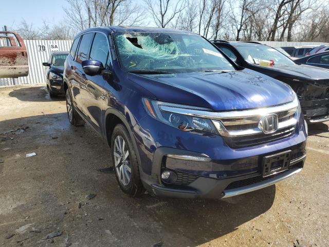 5FNYF6H57LB048055 - 2020 HONDA PILOT EXL BLUE photo 4