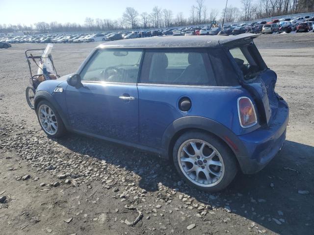 WMWMF73588TV33754 - 2008 MINI COOPER S BLUE photo 2