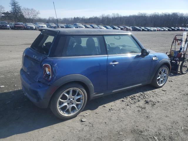 WMWMF73588TV33754 - 2008 MINI COOPER S BLUE photo 3