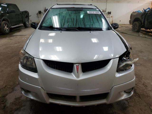 5Y2SL62873Z474551 - 2003 PONTIAC VIBE SILVER photo 5