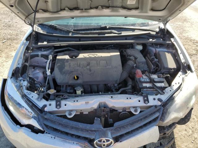 2T1BURHE8GC565338 - 2016 TOYOTA COROLLA L SILVER photo 11