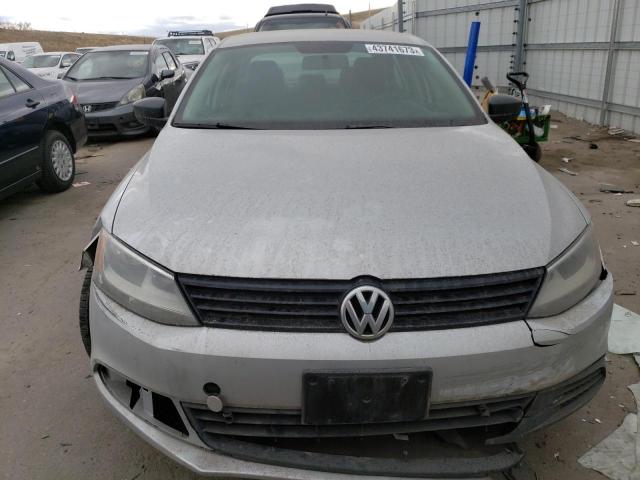 3VW2K7AJ0CM424571 - 2012 VOLKSWAGEN JETTA BASE 银色 照片 5