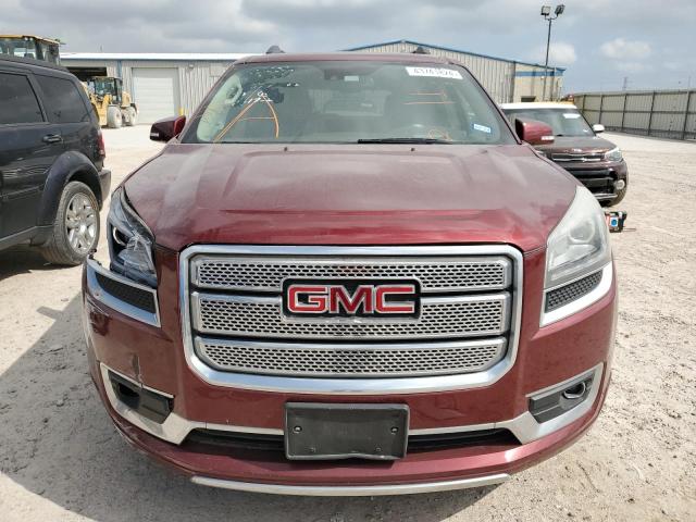 1GKKRTKD4GJ150766 - 2016 GMC ACADIA DENALI MAROON photo 5