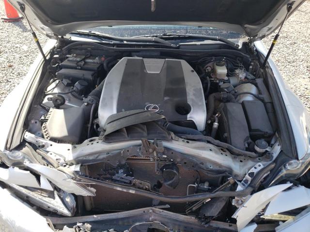 JTHCE1D21E5004485 - 2014 LEXUS IS 350 SILVER photo 11