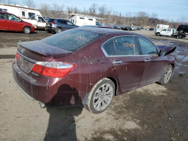 1HGCR2F52FA244609 - 2015 HONDA ACCORD SPORT MAROON photo 3