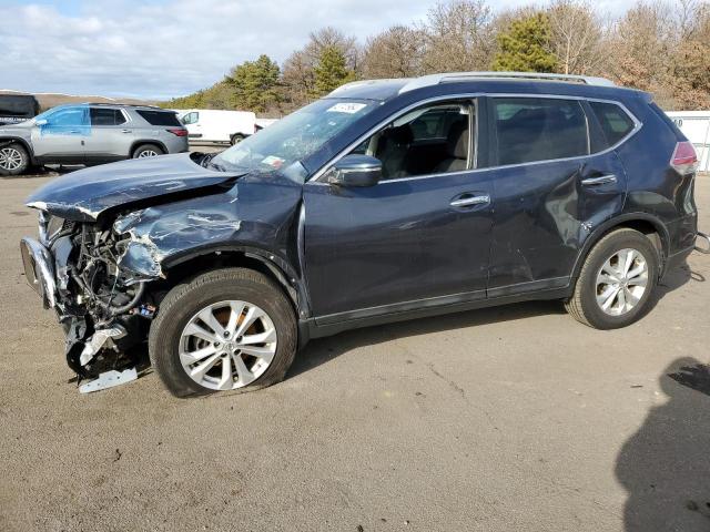 5N1AT2MV9EC858310 - 2014 NISSAN ROGUE S BLUE photo 1