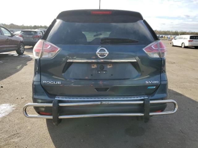 5N1AT2MV9EC858310 - 2014 NISSAN ROGUE S BLUE photo 6