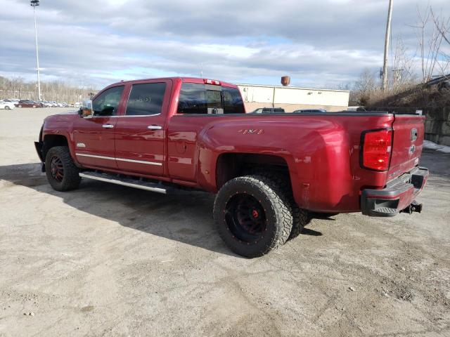 1GC4KYEY0KF240254 - 2019 CHEVROLET SILVERADO K3500 HIGH COUNTRY RED photo 2