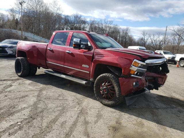 1GC4KYEY0KF240254 - 2019 CHEVROLET SILVERADO K3500 HIGH COUNTRY RED photo 4