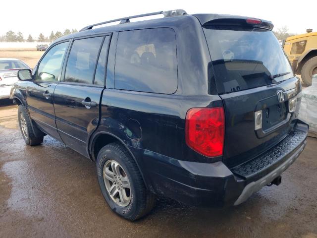 5FNYF18684B009374 - 2004 HONDA PILOT EXL BLACK photo 2