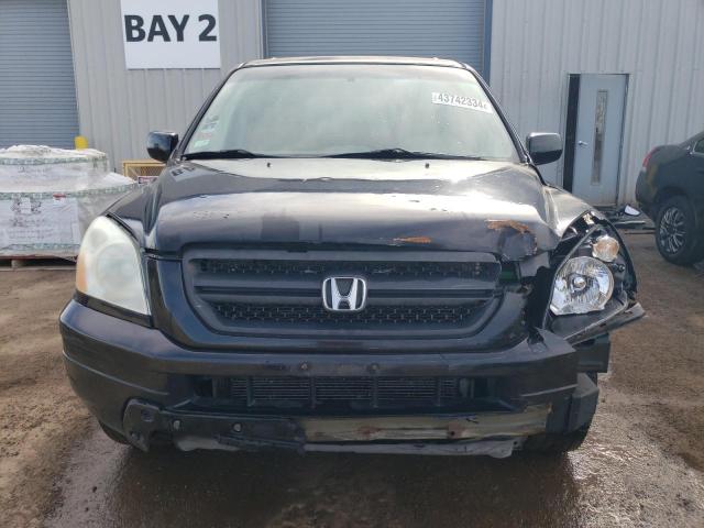 5FNYF18684B009374 - 2004 HONDA PILOT EXL BLACK photo 5