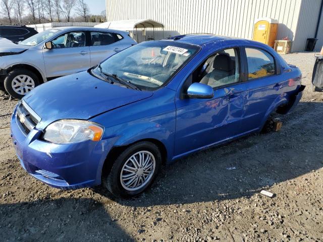 KL1TD5DE5AB135587 - 2010 CHEVROLET AVEO LS BLUE photo 1