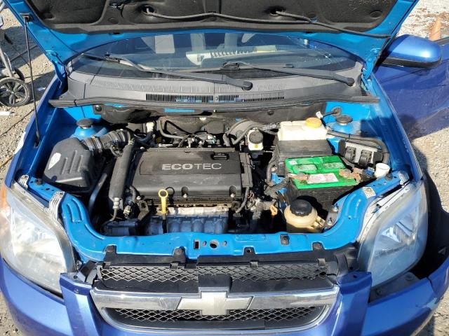 KL1TD5DE5AB135587 - 2010 CHEVROLET AVEO LS BLUE photo 11