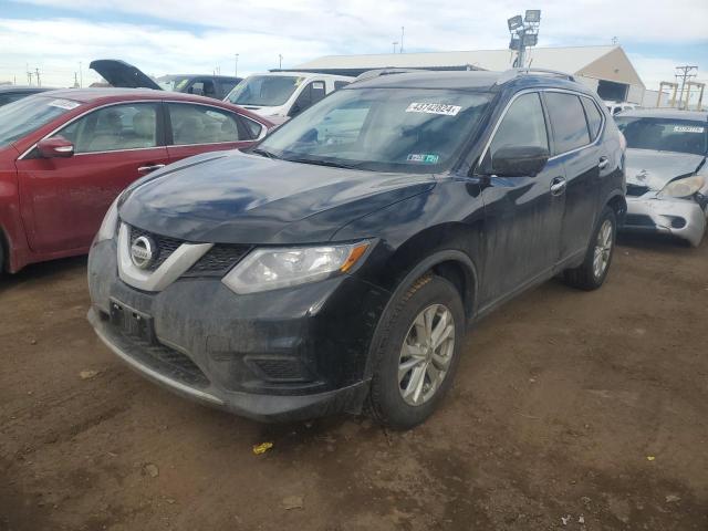 KNMAT2MV3GP640167 - 2016 NISSAN ROGUE S BLACK photo 1