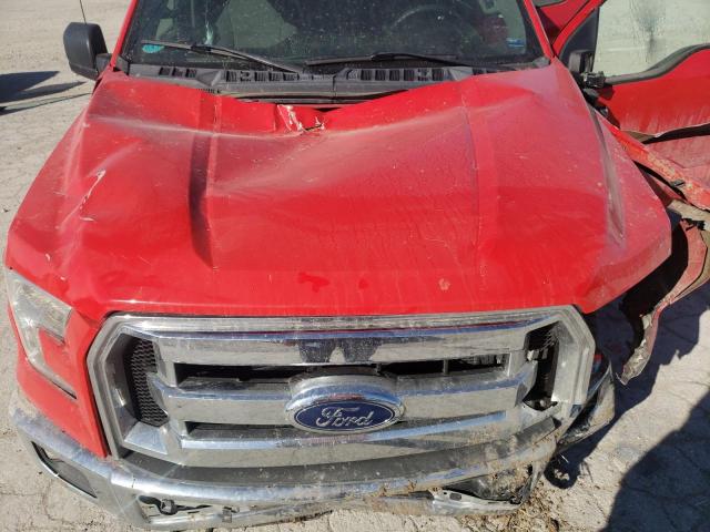 1FTEW1E81GFA78609 - 2016 FORD F150 SUPERCREW RED photo 11