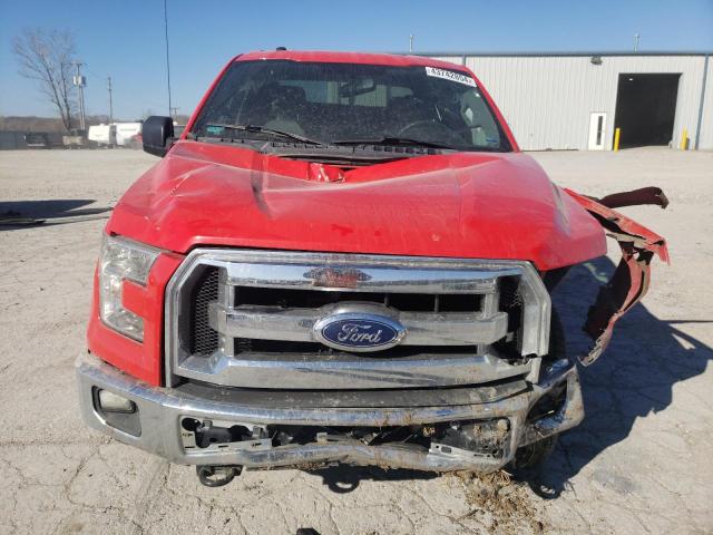 1FTEW1E81GFA78609 - 2016 FORD F150 SUPERCREW RED photo 5