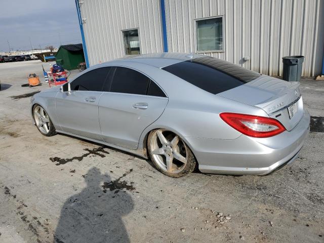 WDDLJ9BB3DA060406 - 2013 MERCEDES-BENZ CLS 550 4MATIC SILVER photo 2