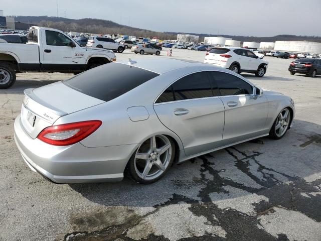 WDDLJ9BB3DA060406 - 2013 MERCEDES-BENZ CLS 550 4MATIC SILVER photo 3