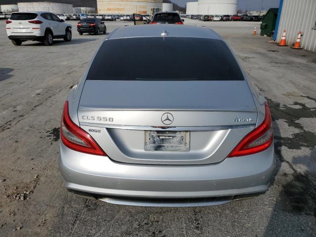 WDDLJ9BB3DA060406 - 2013 MERCEDES-BENZ CLS 550 4MATIC SILVER photo 6