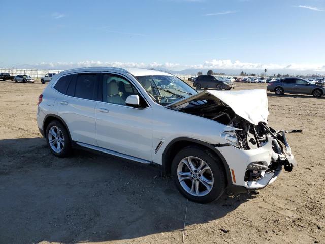 5UXTY3C02M9E00339 - 2021 BMW X3 SDRIVE30I WHITE photo 4