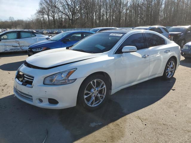 1N4AA5AP0EC481244 - 2014 NISSAN MAXIMA S WHITE photo 1