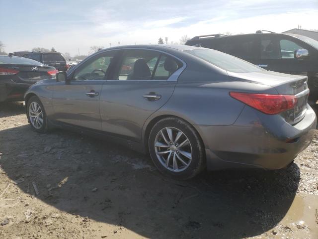 JN1EV7AR6GM345147 - 2016 INFINITI Q50 PREMIUM GRAY photo 2