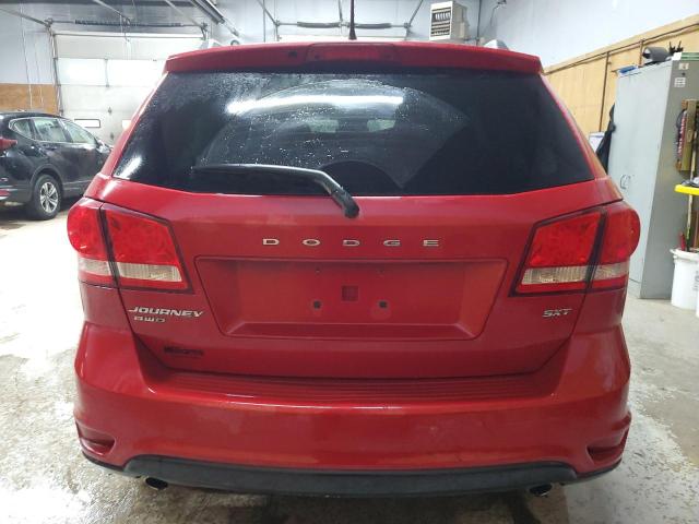 3C4PDDBG8ET166863 - 2014 DODGE JOURNEY SXT RED photo 6