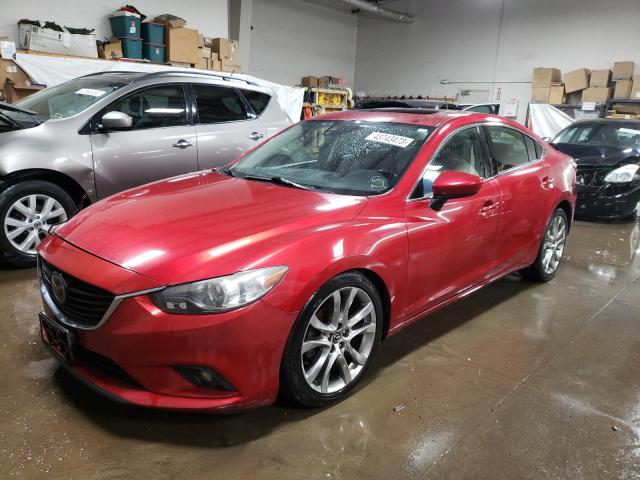 JM1GJ1W58E1103771 - 2014 MAZDA 6 GRAND TOURING RED photo 1