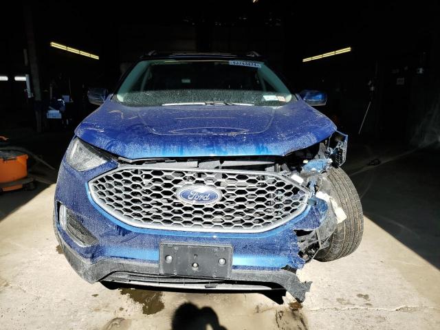 2FMPK4J94PBA42138 - 2023 FORD EDGE SEL BLUE photo 5