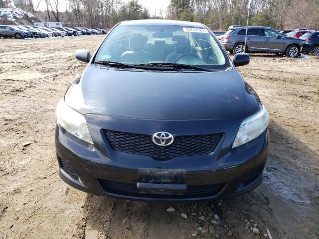 2T1BU4EE1AC226838 - 2010 TOYOTA COROLLA BASE BLACK photo 5