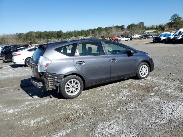 JTDZN3EU0D3237193 - 2013 TOYOTA PRIUS V GRAY photo 3