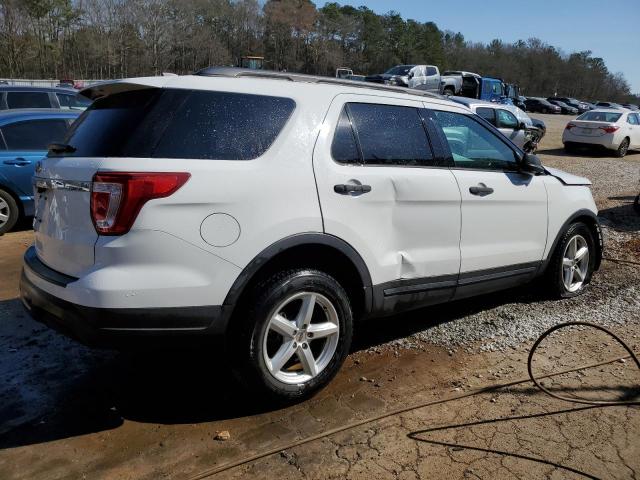 1FM5K7B89JGB26776 - 2018 FORD EXPLORER WHITE photo 3