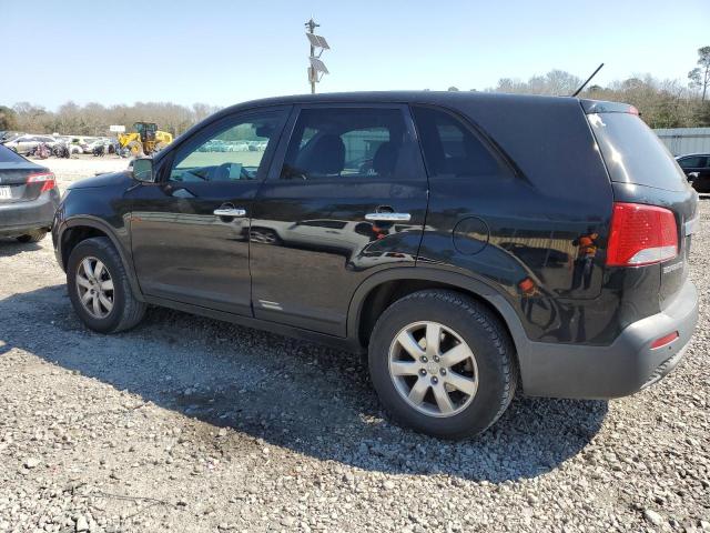 5XYKT4A15DG417984 - 2013 KIA SORENTO LX BLACK photo 2