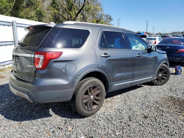 1FM5K7DH9HGB04235 - 2017 FORD EXPLORER XLT GRAY photo 3