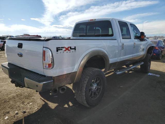 1FT7W2BT2BEA55779 - 2011 FORD F250 SUPER DUTY WHITE photo 3