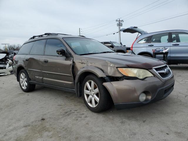 4S4BP61C297329489 - 2009 SUBARU OUTBACK 2.5I GRAY photo 4