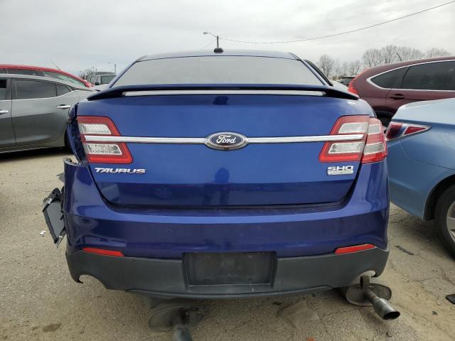 1FAHP2KT5DG144390 - 2013 FORD TAURUS SHO BLUE photo 6