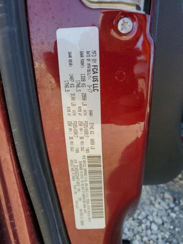 2C4RDGEG3HR714815 - 2017 DODGE GRAND CARA GT RED photo 13