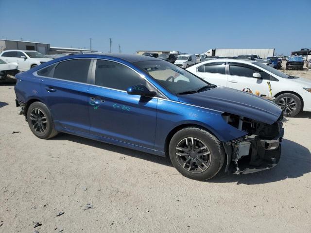 5NPE24AFXKH757889 - 2019 HYUNDAI SONATA SE BLUE photo 4