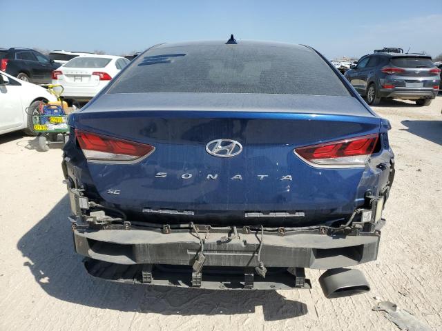 5NPE24AFXKH757889 - 2019 HYUNDAI SONATA SE BLUE photo 6