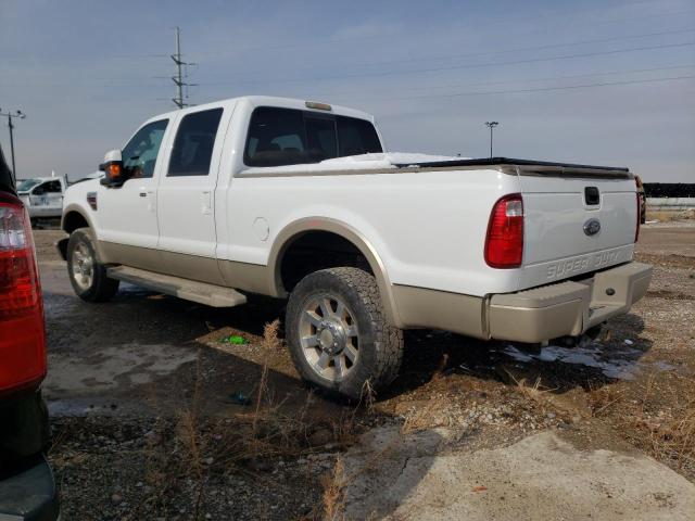 1FTWW31R58EB67802 - 2008 FORD F350 SRW SUPER DUTY WHITE photo 2