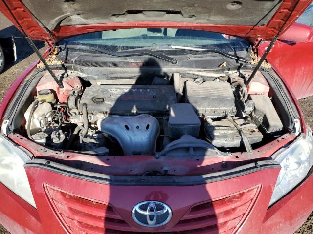 4T1BE46K97U117780 - 2007 TOYOTA CAMRY CE RED photo 11