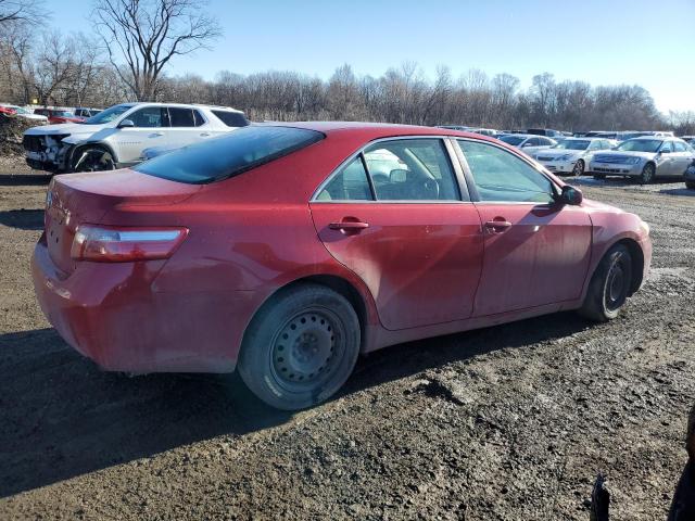 4T1BE46K97U117780 - 2007 TOYOTA CAMRY CE RED photo 3