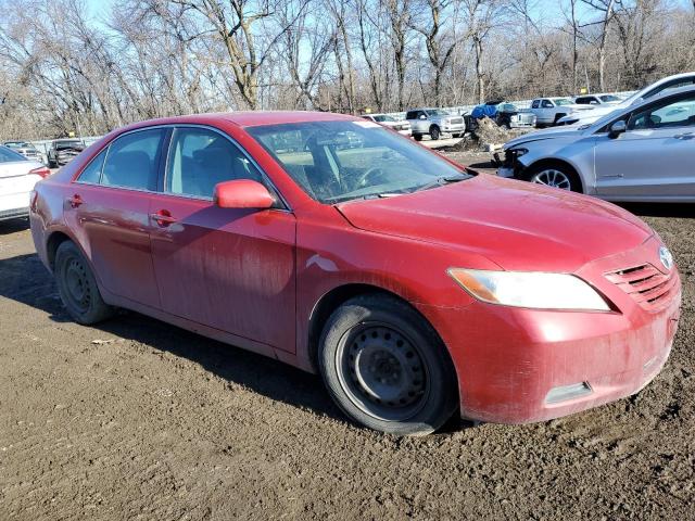 4T1BE46K97U117780 - 2007 TOYOTA CAMRY CE RED photo 4