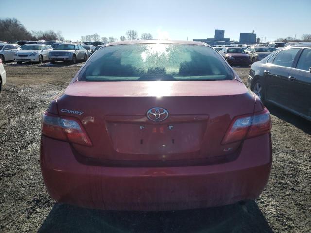 4T1BE46K97U117780 - 2007 TOYOTA CAMRY CE RED photo 6